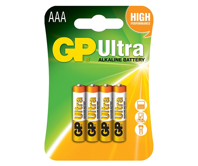 GP Ultra Alkaline AAA Battery