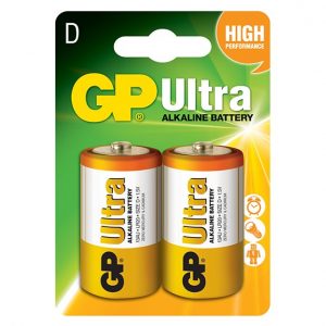 GP Ultra Alkaline Batteries D Type