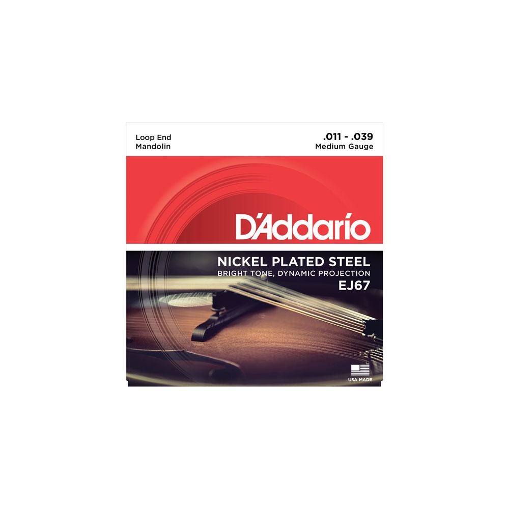 D'Addario EJ67 Nickel Wound Mandolin Strings 11-39