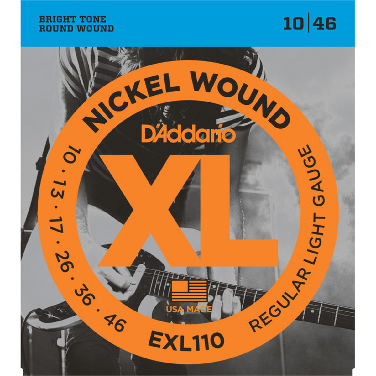 D'Addario EXL110 Guitar Strings Regular 10-46