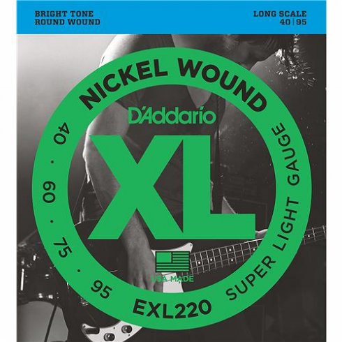 D'Addario EXL220 Bass Guitar Strings Super Light