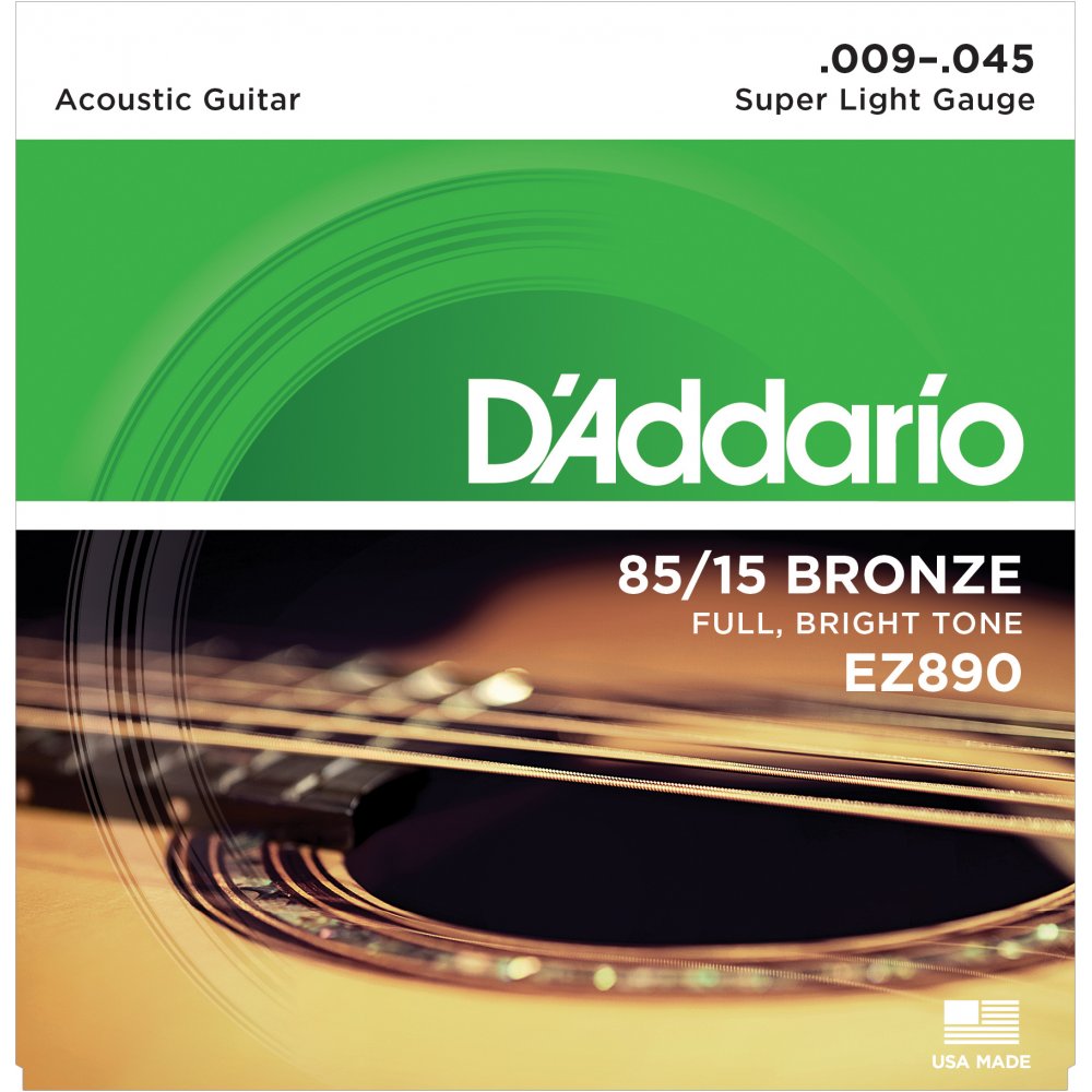 DAddario EZ890 Acoustic Guitar Strings 09-45