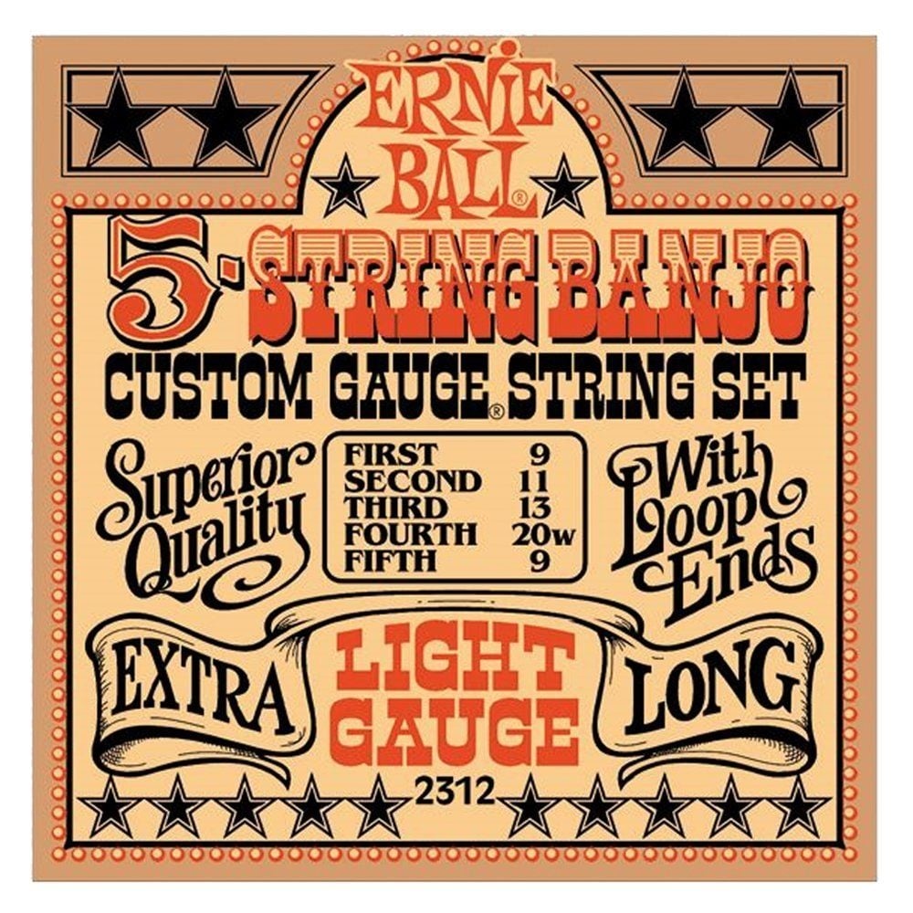 Ernie Ball 5-String Banjo Strings 09-20