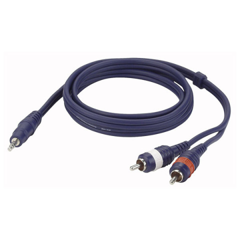 MAGNUS Jack 3.5/RCA - Câble de signal audio stéréo Jack 3.5 mm/RCA pour  interconnexion Hi-Fi