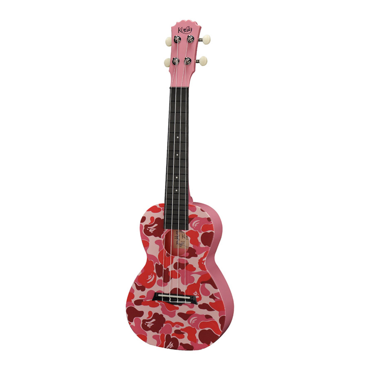 Korala Polycarbonate Ukulele Pink Fractals