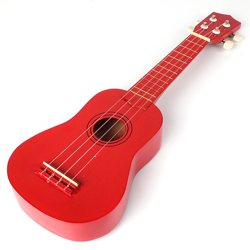 Trax Soprano Ukulele Red