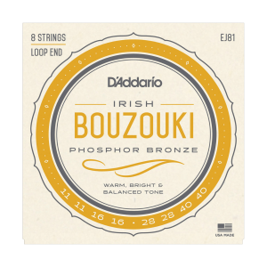 Daddario EJ81 Irish Bouzouki Strings Phosphor Bronze 11-40