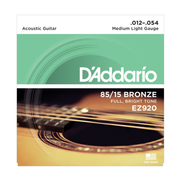 Daddario EZ920 85/15 American Bronze Medium Light 12-54