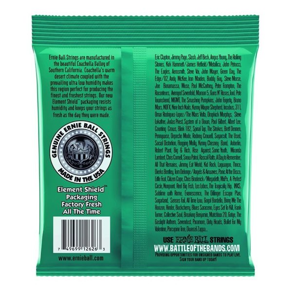 Ernie Ball Not Even Slinky 2626 Nickel Guitar Strings 12-56