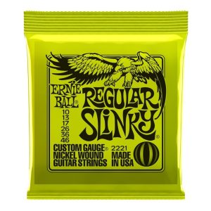 Ernie Ball Regular Slinky 2221 Nickel Guitar Strings 10-46