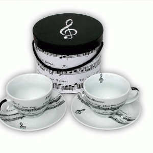 Adagio White Cappuccino Cup Set