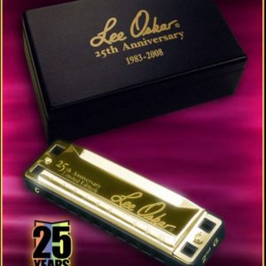 Lee Oskar 25th Anniversary Gold Harmonica in C