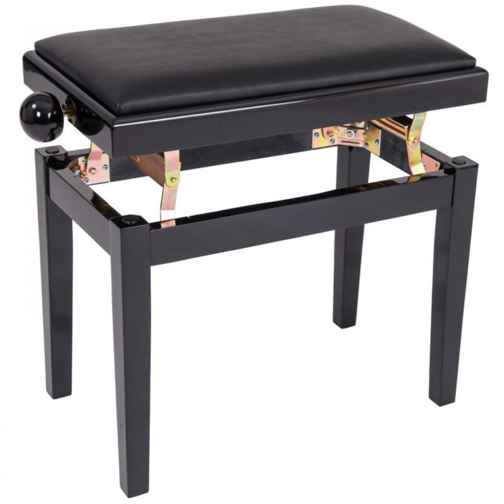 Kinsman Adjustable Piano Bench Black Trax Music Store