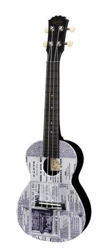 Korala Polycarbonate Ukulele Newspaper