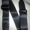 Trax Black Guitar Strap