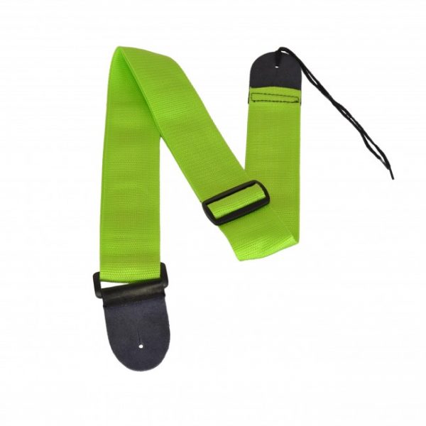 Trax Green Guitar Strap