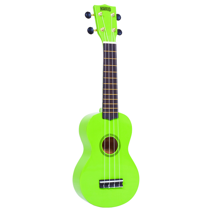 Mahalo Rainbow Soprano Ukulele with FREE bag Green