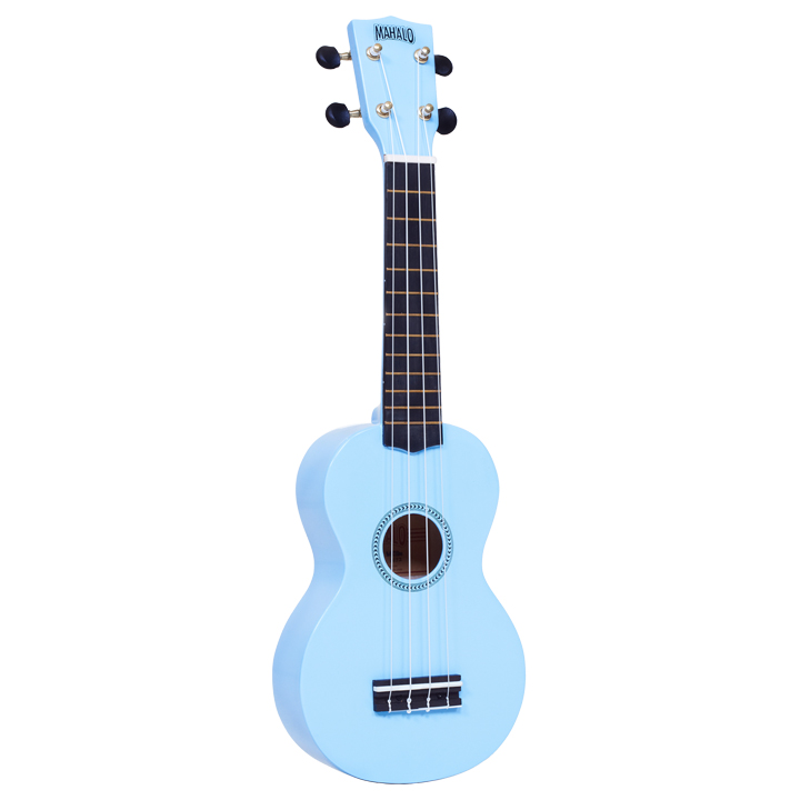 Mahalo Rainbow Soprano Ukulele with FREE bag Light Blue