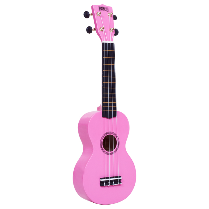 Mahalo Rainbow Soprano Ukulele with FREE bag Pink