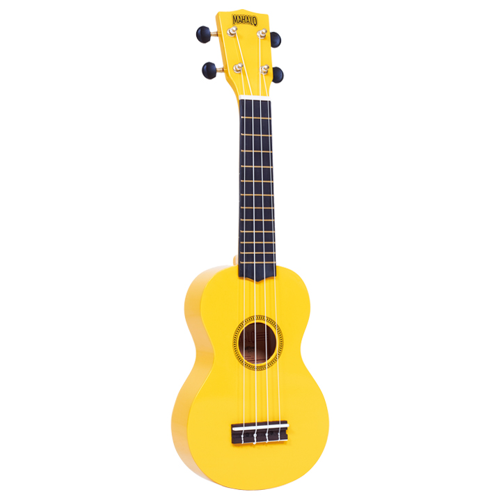 Mahalo Rainbow Soprano Ukulele with FREE bag Yellow