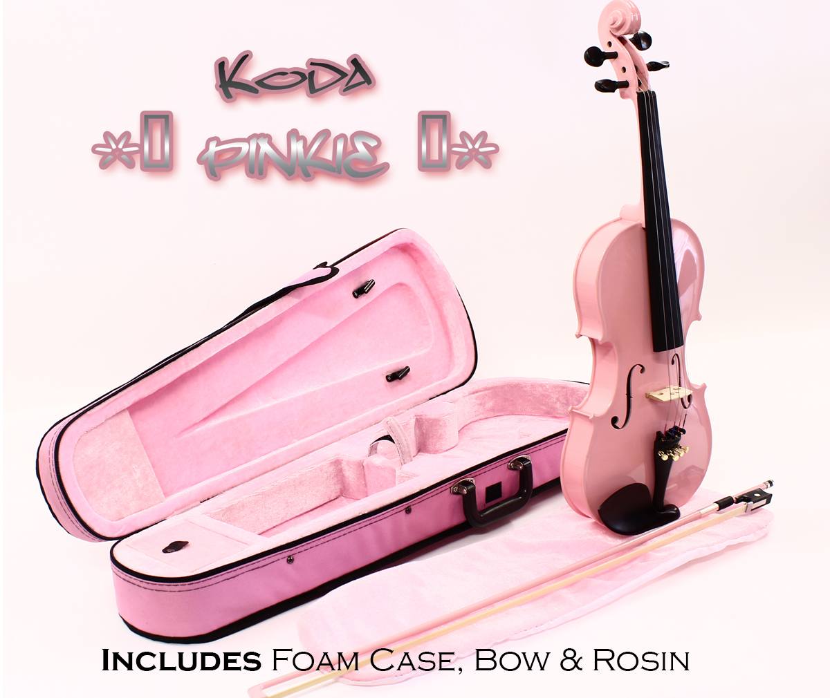 4-String Violin 3/4 Pink 1401PK-3/4 Stentor 