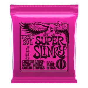 Ernie Ball Super Slinky 2223 Nickel Guitar Strings 9-42