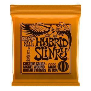 Ernie Ball Hybrid Slinky 2222 Nickel Guitar Strings 9-46