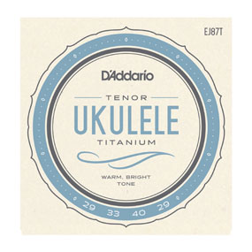 D'Addario EJ87T Titanium Tenor Ukulele Strings