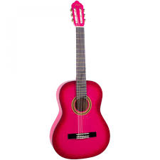 Valencia VC153 Classical Guitar 3/4 Size, Pink