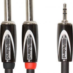 Roland Stereo Mini Jack / Twin Jack Cable 3 Metre