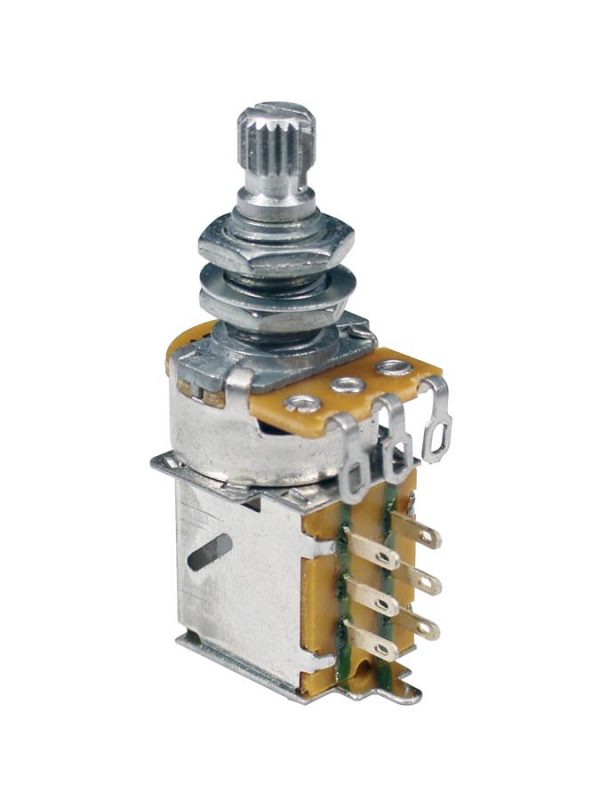 Alpha PP-250-B Ultra 250K Linear (Tone) Push-Pull Potentiometer