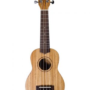 Flight DUS332 Soprano Ukulele Zebrano w/Bag