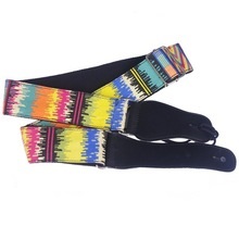 Coloured Waves Guitar Strap by Trax