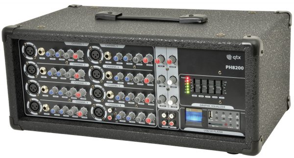 QTX PH8200 PA Head 8 Channel 200W