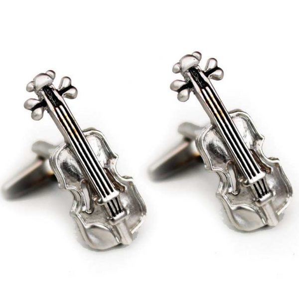 Cufflinks Violin Design