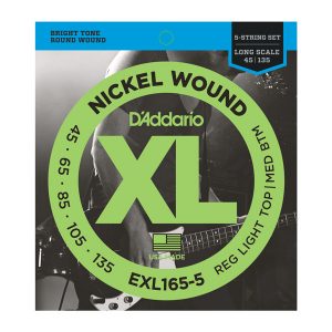 D'addario EXL165-5 Nickel Wound 5-String Bass Strings