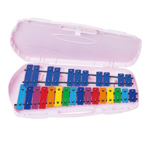 Angel AG27N G4-A6 27 Note Glockenspiel, Pink Case