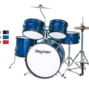 Hayman Junior Series 5-piece Drum Kit - Blue