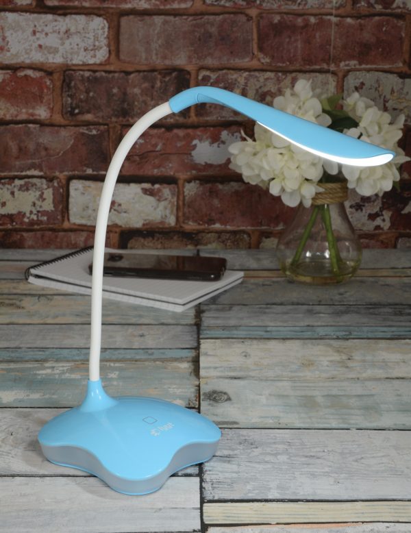 Lyyt Touch Sensor LED USB Desk Lamp | Blue