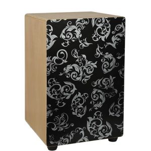 Hayman CAJ100BWF Cajon, Black with White Fractals