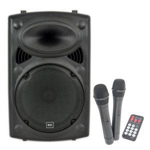 QTX QR12PA Portable PA System with Wireless Mics