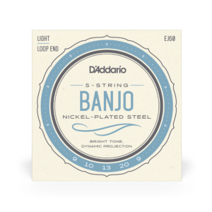 Daddario EJ60 5 String Banjo Strings Nickel Light 9-20