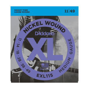 Daddario EXL115 Electric Guitar Strings Medium 11-49