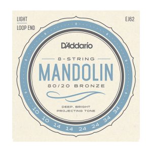 Daddario EJ62 80/20 Bronze Mandolin Strings 10-34