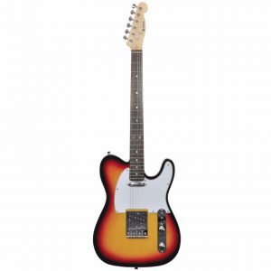 Chord CAL62 Telecaster Electric Guitar 3 Tone Sunburst