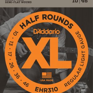 D'Addario EHR310 Half Rounds Regular Light Strings