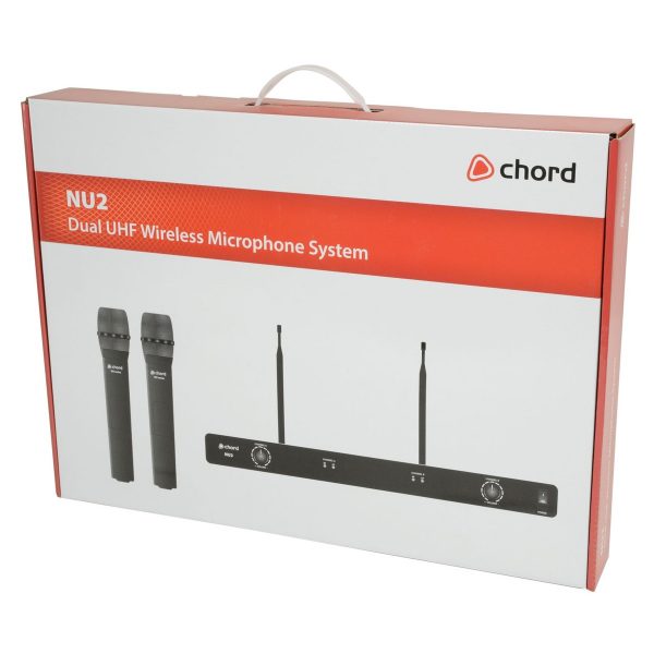 Chord NU2 Dual UHF Wireless Handheld Microphone System