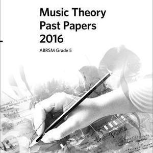 Music Theory Past Papers 2016, ABRSM Grade 5