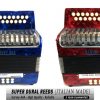 Garvey AAA Red Button Accordion B/C