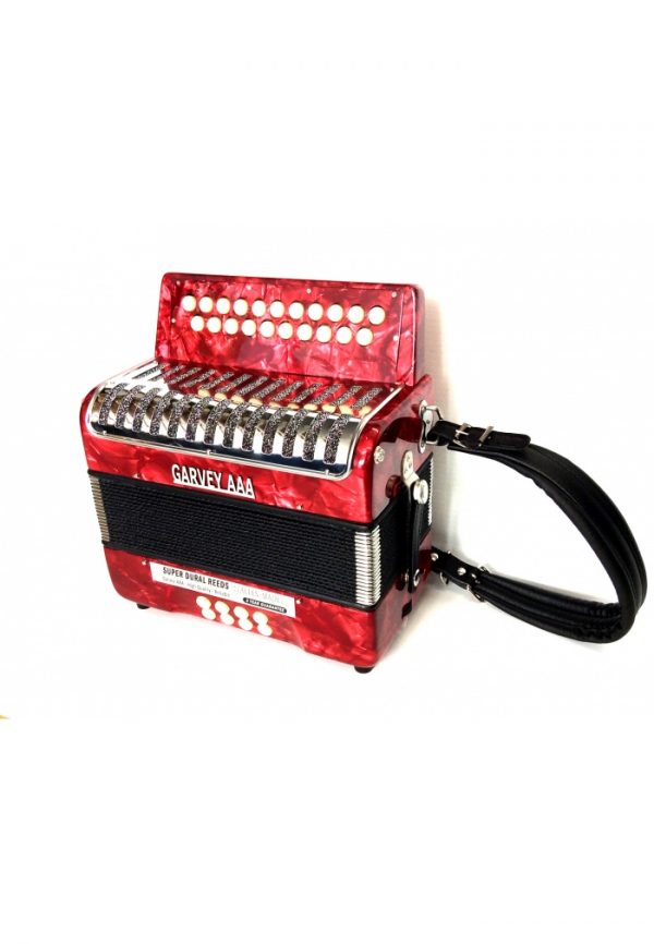 Garvey AAA Red Button Accordion B/C